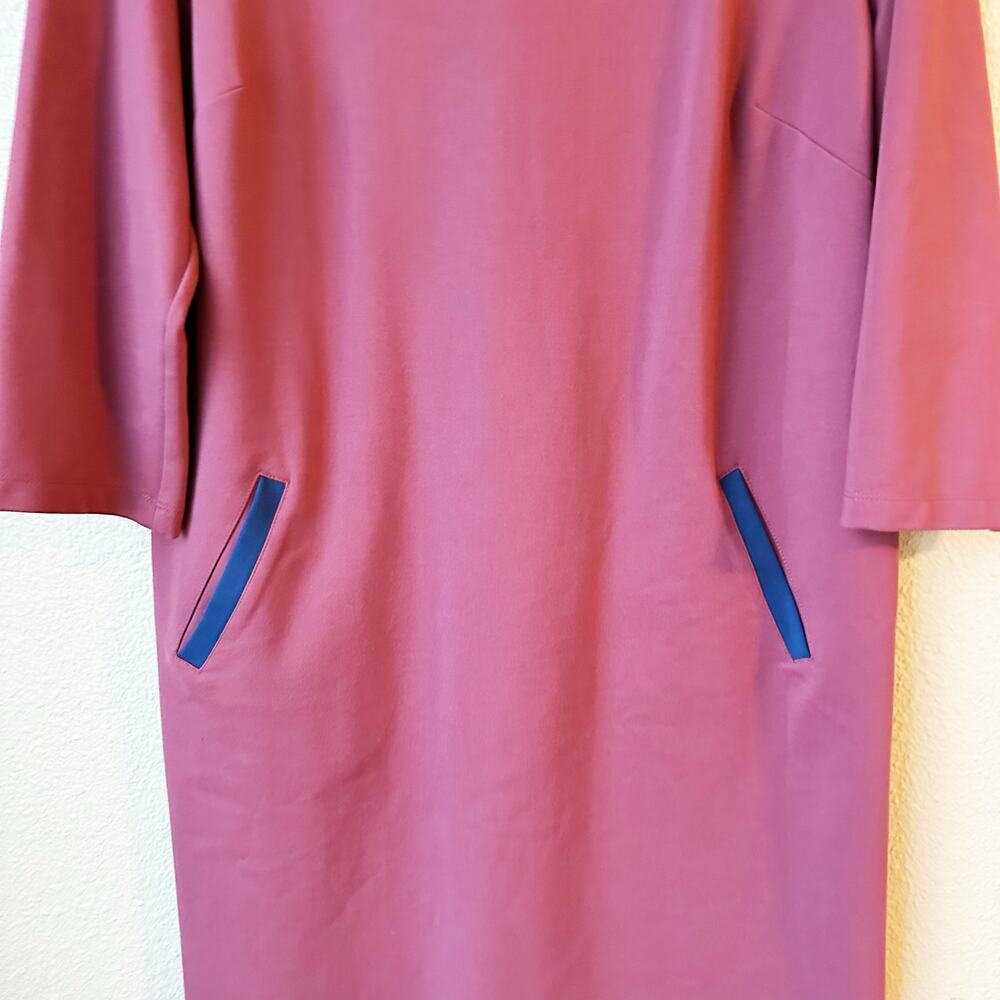 Betabrand Half-Day Shift Dress in Mauve Pink sz XL - Picture 3 of 7
